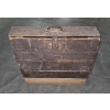 Image 2 : Wooden Vintage Rooster Transport Box For Cock Fighting 18''x19''x9''