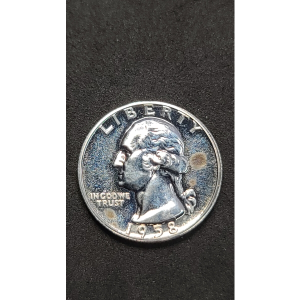 1958 90% Silver Washington Head Quarter