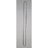 Image 2 : 10K White Gold 24" Rogers & Hollands Ashcroft & Oak Palm-Link Necklace - Weight: 7.0g