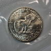Image 3 : United States Mint 1973 40% Silver Uncirculated Eisenhower Dollar in Original Blue Packaging