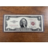 Image 1 : 1953 United States Jefferson $2.00 Bill With RED SEAL - Incredible Bill