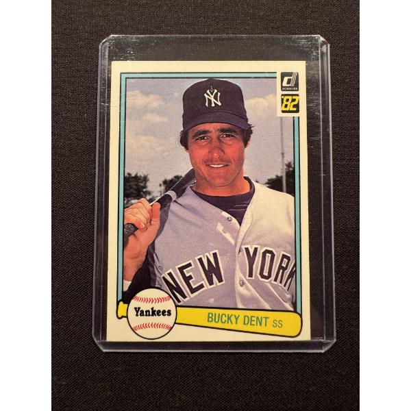 1982 Bucky Dent Yankees Donruss Baseball Card - High Grade Card