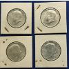 Image 1 : Lot of 4 90% Silver 1964 Kennedy Half-Dollars, FV $2.00