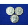 Image 1 : x3 40% Silver Kennedy Half Dollars: 1967, 1968, 1967 Face Value: $1.50