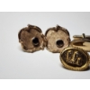 Image 2 : Assorted Costume Gold-Tone Cufflinks and Pin