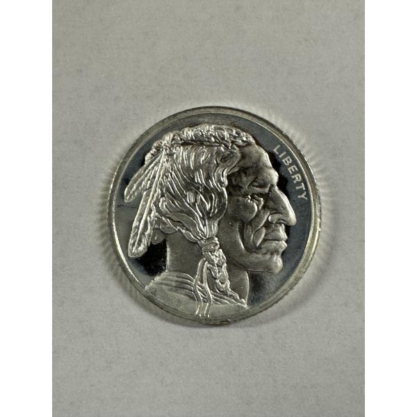 Golden State Mint Buffalo Indian 1/10 Troy Oz .999 Fine Silver Coin - Limited Edition - Exceptional 