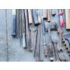 Image 6 : Lot of Assorted Vintage Tools: Wrenches, Saw, Axes, Chisels, and More!