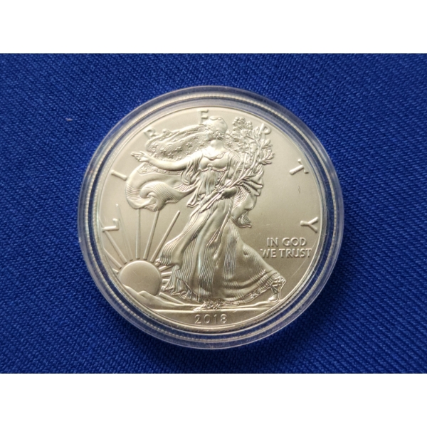 2018 American Silver Eagle 1 oz .999 Fine Silver 