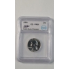 Image 1 : ICG 1961 PR69 Washington 90% SIlver Quarter Signed By ICG President Austin Hutto