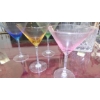 Image 3 : Set Of 4 Colored Martini Glasses - See Pictures