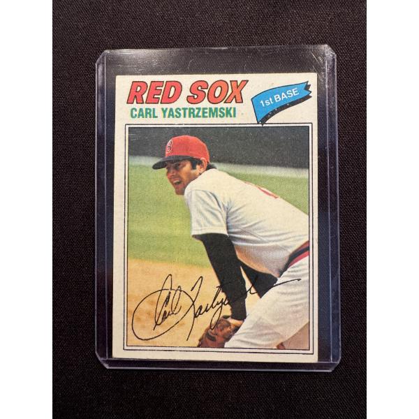1977 Topps Carl Yastrzemski Boston Red Sox Baseball Card #220 - Mint Condition
