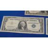 Image 5 : (5) $1 Blue Seal Silver Certificates- Series 1957, 1957 B