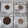 Image 3 : Two Binder Pages Filled with Assorted World Coins: Great Britain & British Caribbean Territories