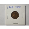 Image 1 : VERY NICE United States 1909 VDB Wheat Penny Ft. Designer Initials on Reverse ~ QUICKLY CANCELLED!