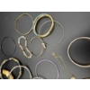 Image 7 : Lot of Tons of Costume Bracelets - Bangle Style- Some Layered - Beaded - Red Earrings
