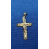 Image 1 : 14K Gold Crucifix Pendant - Weight: 1.9g