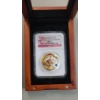 Image 2 : NGC 2012-P MS 70 Australia "Year of the Dragon" Colorized 1 Troy Ounce .999 Fine Silver Coin