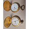 Image 1 : Two 17 Jewel Swiss Made Pocket Watches - Size 16 - Marcel & Armex - Embossed Cases