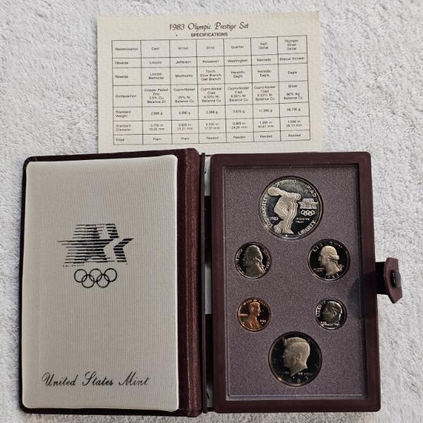 1983-S United States Prestige Proof Set FV $1.91