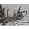 Image 3 : Teapots, Tray, and Serving Utensils: Including Silver-Plated!