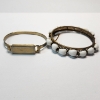 Image 2 : Two Gold-Tone Fashion Bangle Bracelets