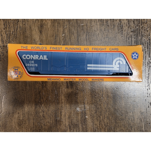 Mehano HO Scale Approximately 8'' Grand Conrail Box Car In Great Condition With Box