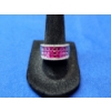 Image 1 : Stunning 10K White Gold Ring with Pink Stones - Size 7.5 - Total Weight: 8.0g