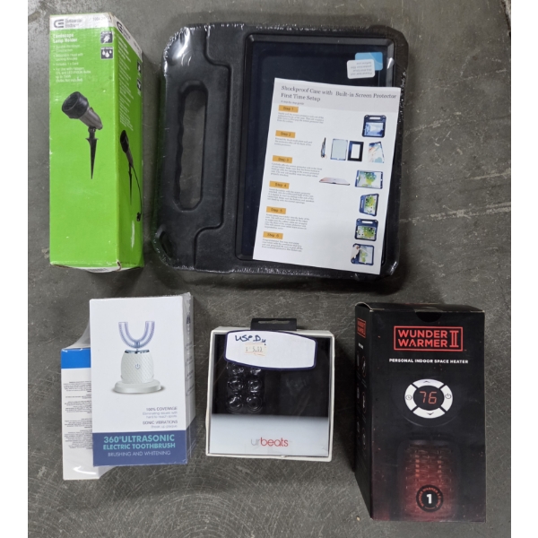All Brand New- Tablet Case, Beats Case, Personal Heater, Ultrasonic Toothbrush & More