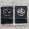 Image 2 : 90% Silver Franklin Proof and 90% Silver Kennedy Proof in Collector's Display Casing AFV $1.00