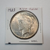 Image 1 : United States 1923 Uncirculated Silver Peace Dollar - 90% Silver 