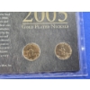 Image 3 : 2045 & 2005 Jefferson Gold-Plated Commemorative Nickels in Sealed Plastic Holders