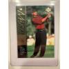Image 1 : 2001 Upper Deck Tiger Woods Rookie Golf Card In Protective Holder - High Grade - Mint Condition