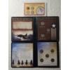 Image 1 : Three US Coin Displays - Coins of American Frontier, WWII Silver Nickel Set & Last 5 Liberty Nickels