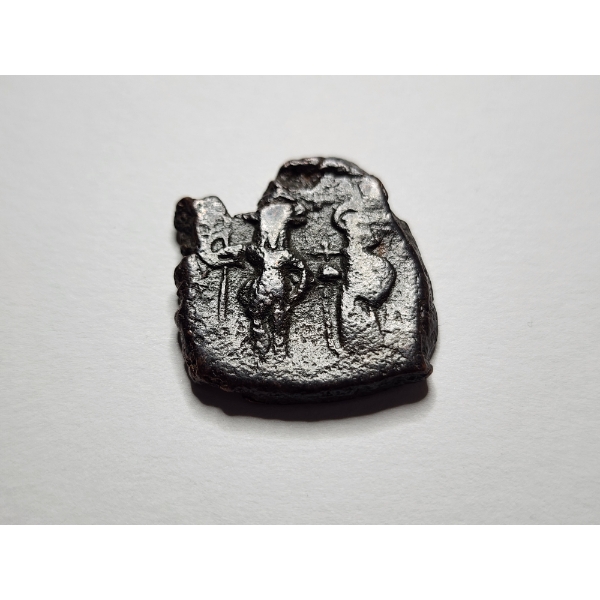 INCREDIBLE Ancient Byzantine 40 Nummi Follis Coin ~ Approximately 641-668 AD ~ UNIQUE STAMPING!