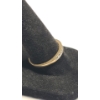 Image 3 : Women's 10K Yellow Gold Channel Set Band Ring With Diamonds - Size 8 - Weight: 1.2g