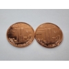 Image 2 : 2 - Twin Towers 9-11" We Shall Never Forget" - .999 Fine Copper 1 AVDP Ounce Coins - Mint Cond. 