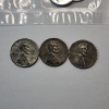 Image 4 : Assorted U.S. Coins: 3 Reprocessed Steel Cents, 2009 UNC Cents, 3 Loose Steel Cents, 2 Loose Nickels