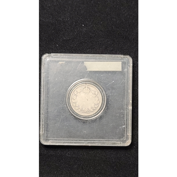 Unknown Year Canadian 0.9250 Silver 10 Cent Coin