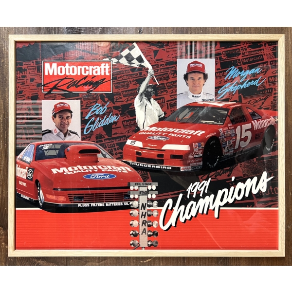 Motocraft 1991 Champions Poster