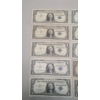 Image 2 : (10) Assorted Series $1 Silver Certificates - Series 1957, 1957A, 1957B - Face Value: $10