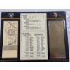 Image 2 : Authentic 1977 Super Bowl XI NFL Football Ticket & 24K Gold Plated Ticket - Mint Condition