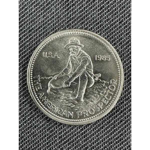 1985 Engelhard Prospector 1Toz .999 Silver Round