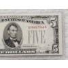 Image 3 : U.S. 1928 $5 Red Seal Bank Note in Protective Casing