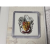 Image 3 : 2021 Niue Harry Potter Gryffindor House 1 oz .999 Fine Silver Crest Shaped Coin - Mintage 5,000