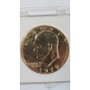 Image 1 : Gold-Plated 1972 Eisenhower Dollar