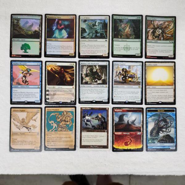 15 Assorted MTG Magic The Gathering Trading Cards ~ Rare & Holo's