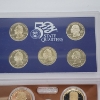 Image 2 : Five Assorted United States Mint Proof Set Slabs - Pennies, Presidential Dollars, Quarters