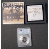 Image 1 : 2019P First Strike Australia PCGS MS70 Centenary Of First Flight Antiqued 2 Oz Silver Propeller Coin