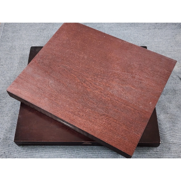 Two Wooden Coin/Stamp Collectors Display Boxes ~ Measuring About 9" X 10.5"