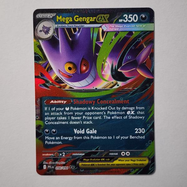Mega Gengar EX 056/094 Holo Rare Near Mint Pokemon Trading Card